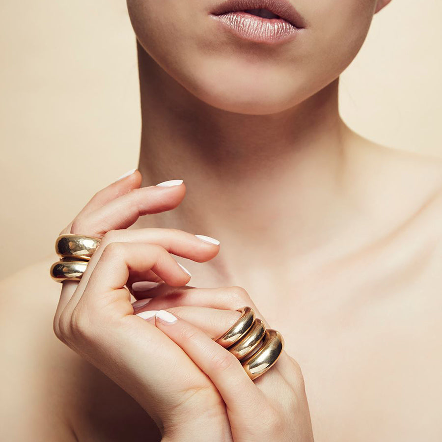 5mm Organic Ring in Bronze