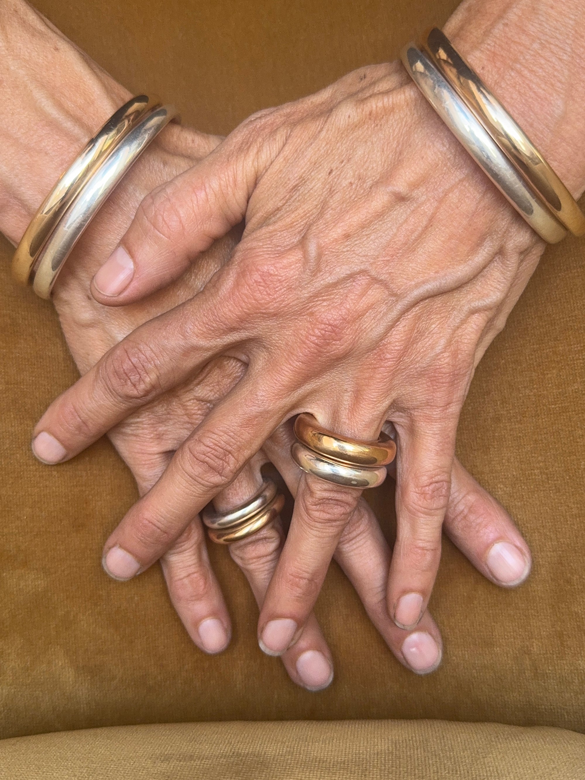 4mm Organic Ring in Sterling Silver