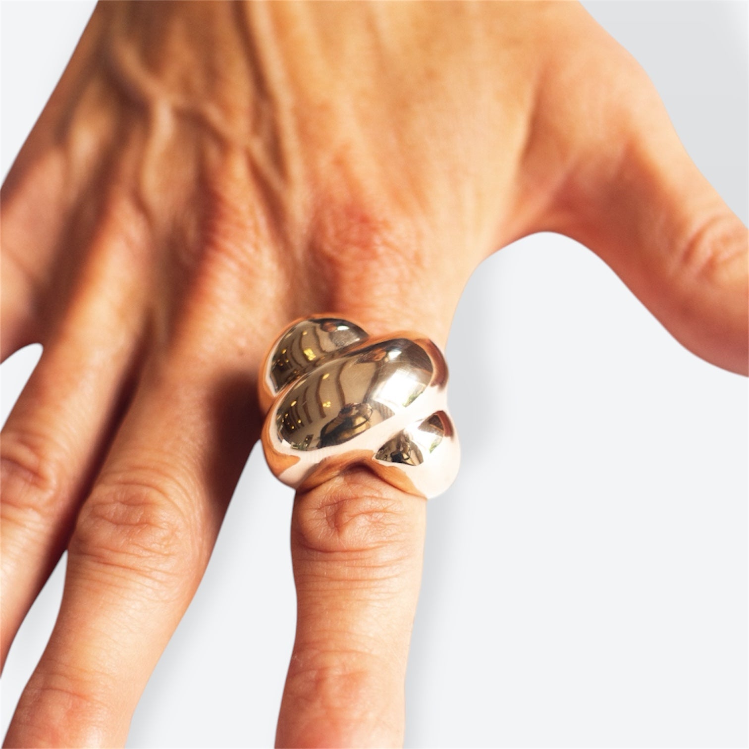 Ice Cream Ring in Bronze