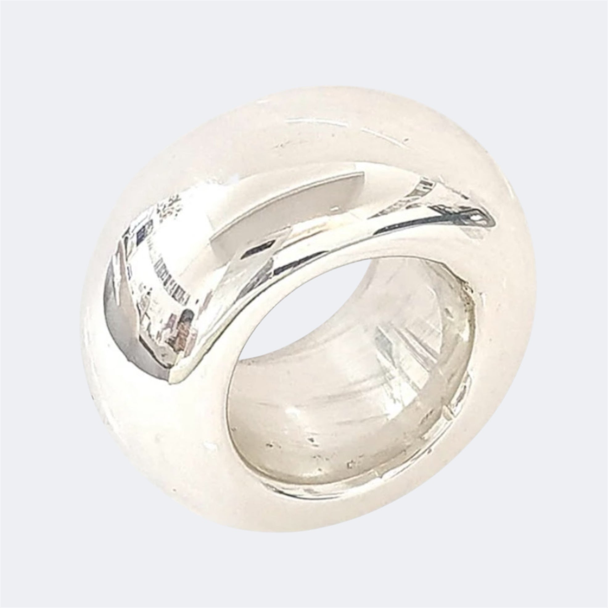 15mm Organic Ring in Sterling Silver