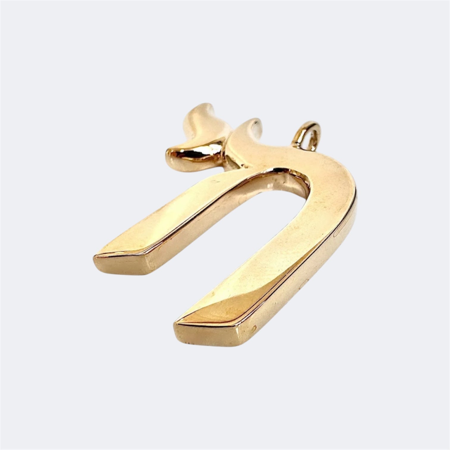 Large Bronze Chai Pendant