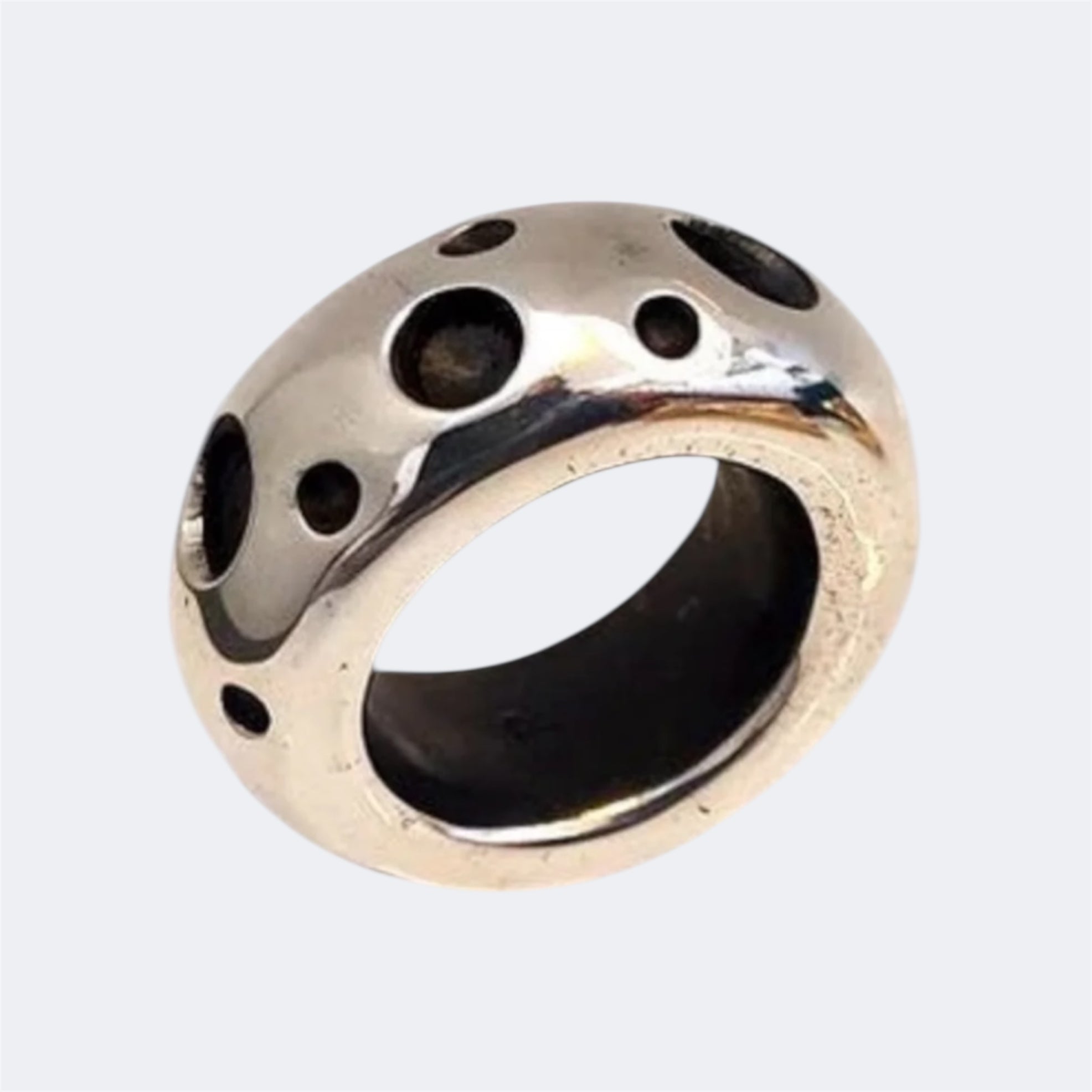 Sterling Silver Smartie Ring 10mm