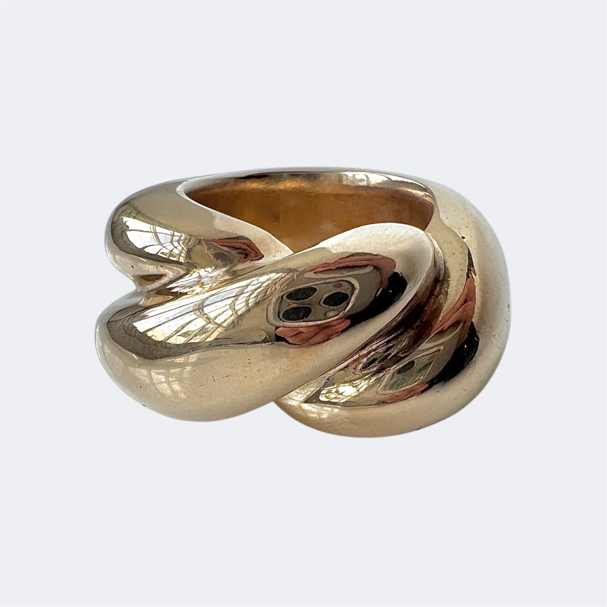 Twisted Ring in Bronze