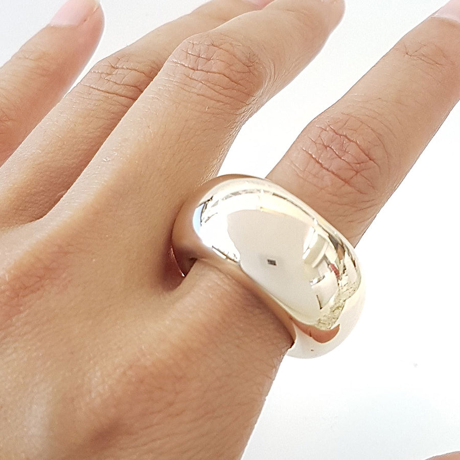 15mm Organic Ring in Bronze