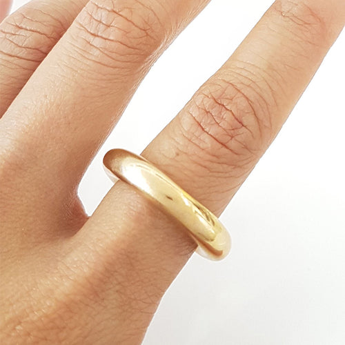 5mm Organic Ring in Bronze