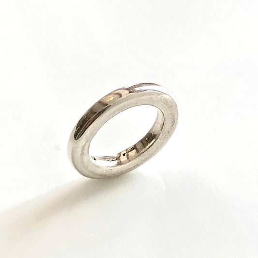 Sterling Silver Organic Ring 4mm