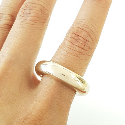 7mm Organic Ring in Bronze