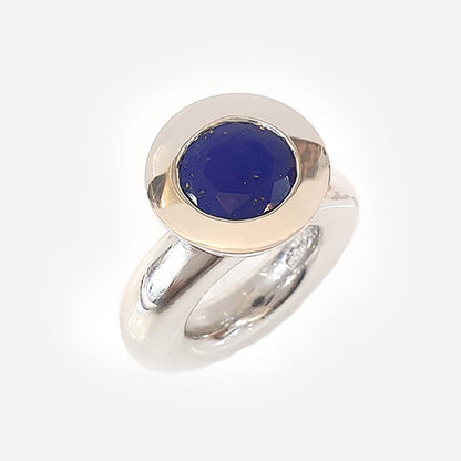 Lapis Lazuli Sterling Silver Princess Ring