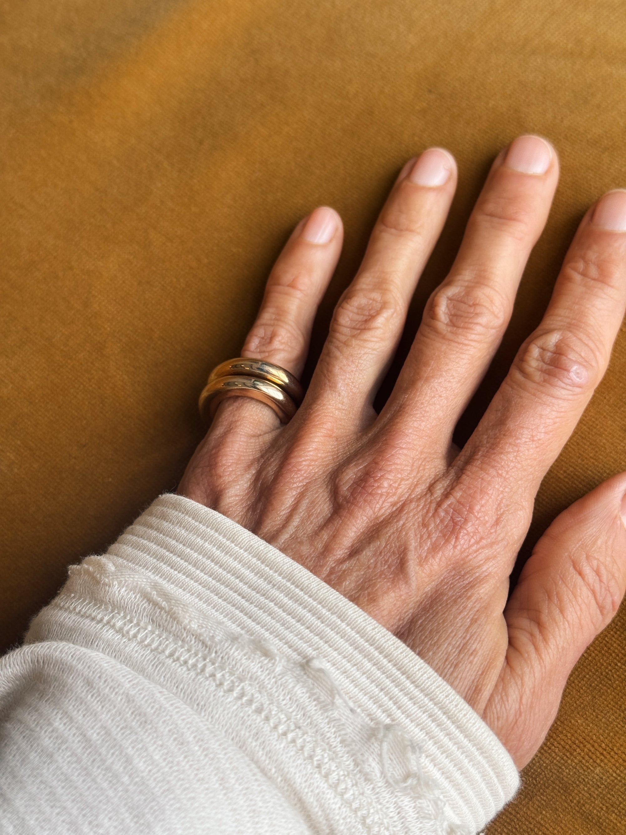 5mm Organic Sterling Silver Ring