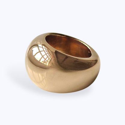 20mm Bronze Organic Domed Ring