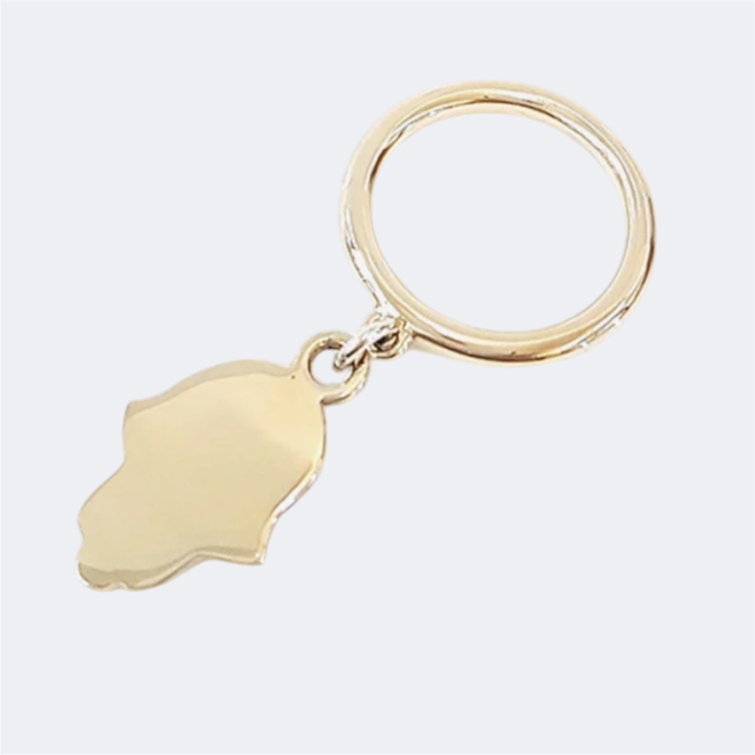 Hamsa Small Charm Ring in Bronze