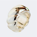 Full Scalloped Ring in Sterling Silver