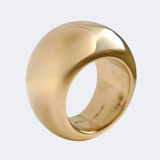 20mm Bronze Organic Domed Ring