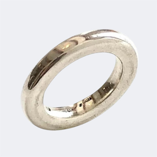 Sterling Silver Organic Ring 4mm