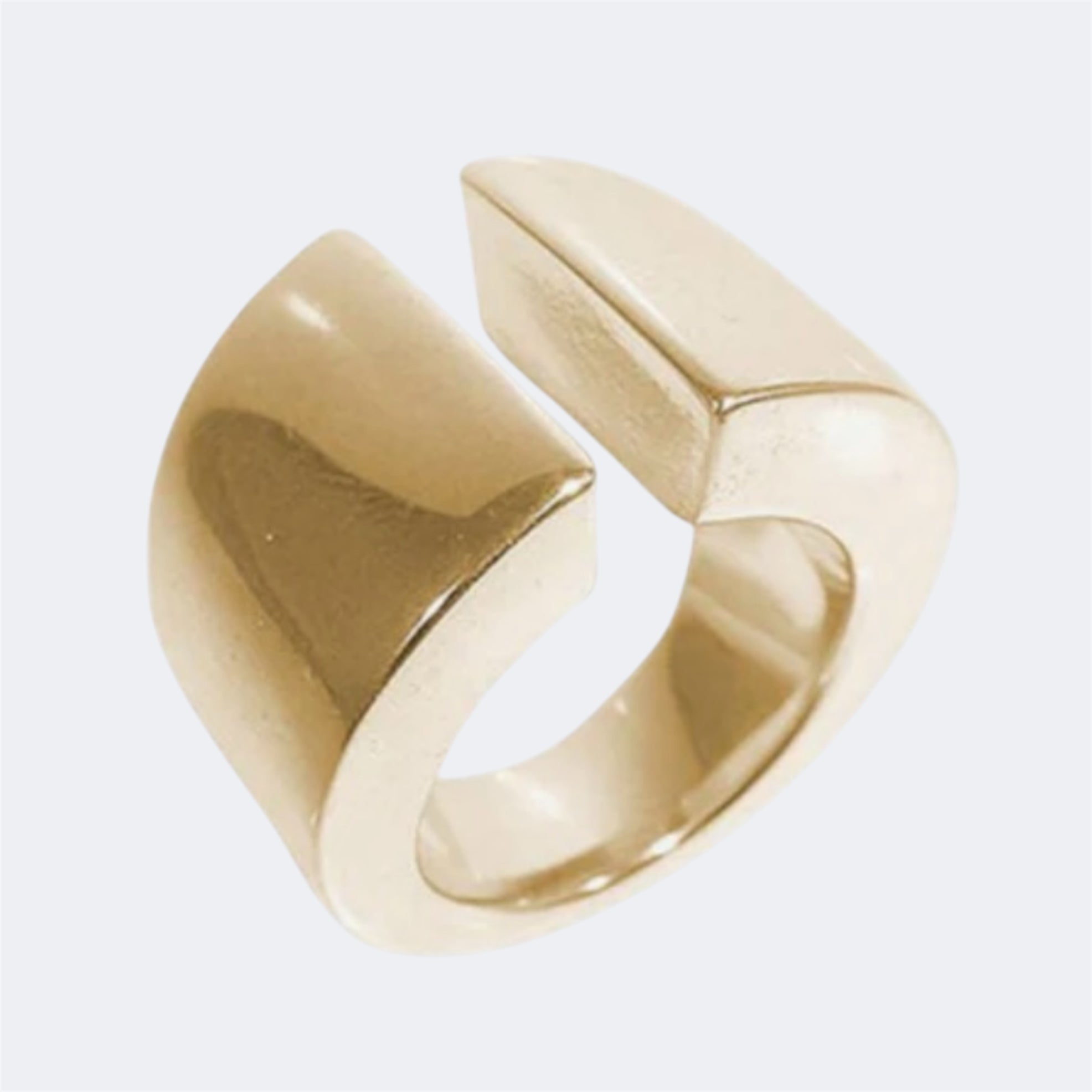 Tapered Split Shank Ring in Bronze