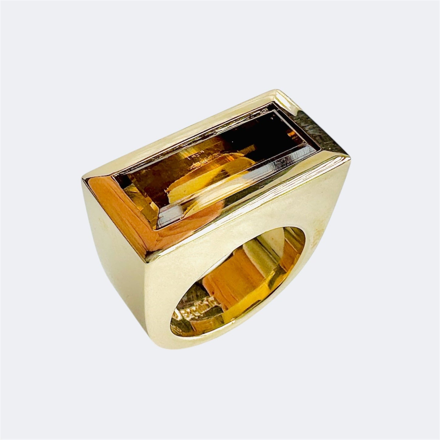 Citrine 9ct Yellow Gold Ring