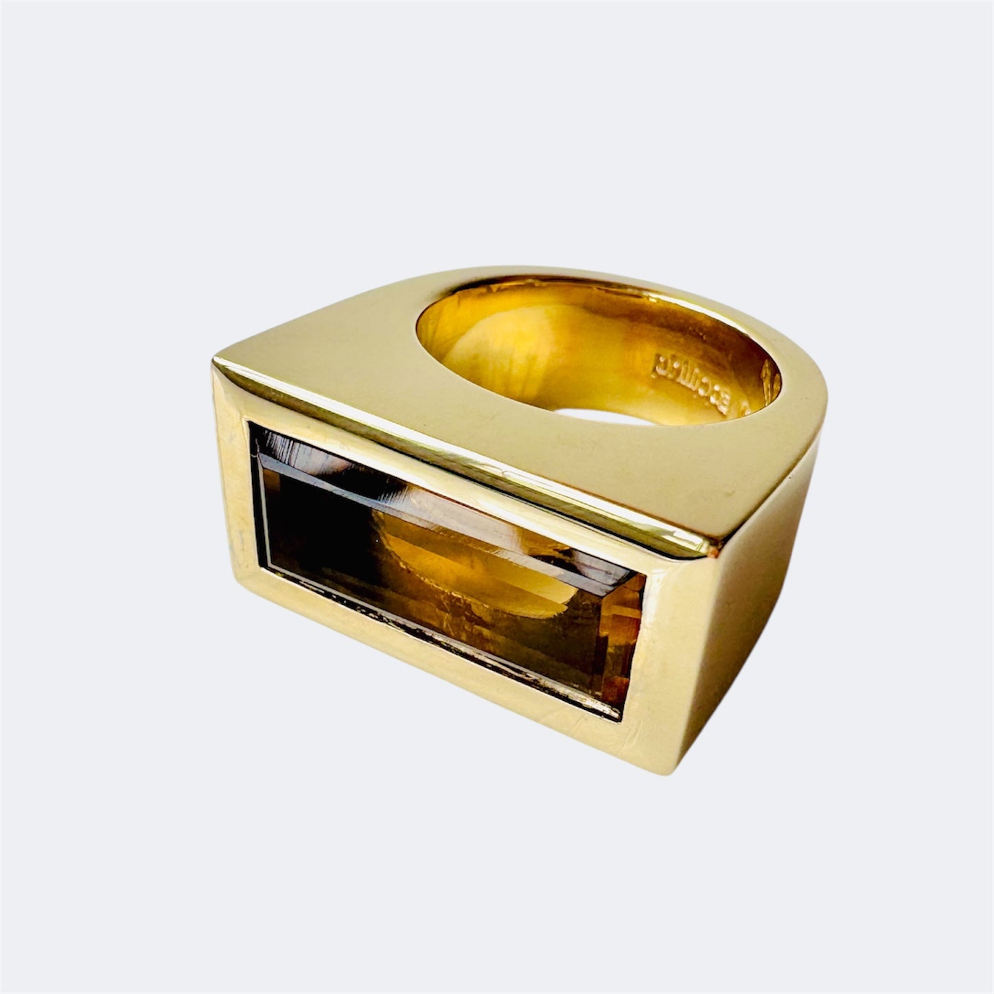 Citrine 9ct Yellow Gold Ring