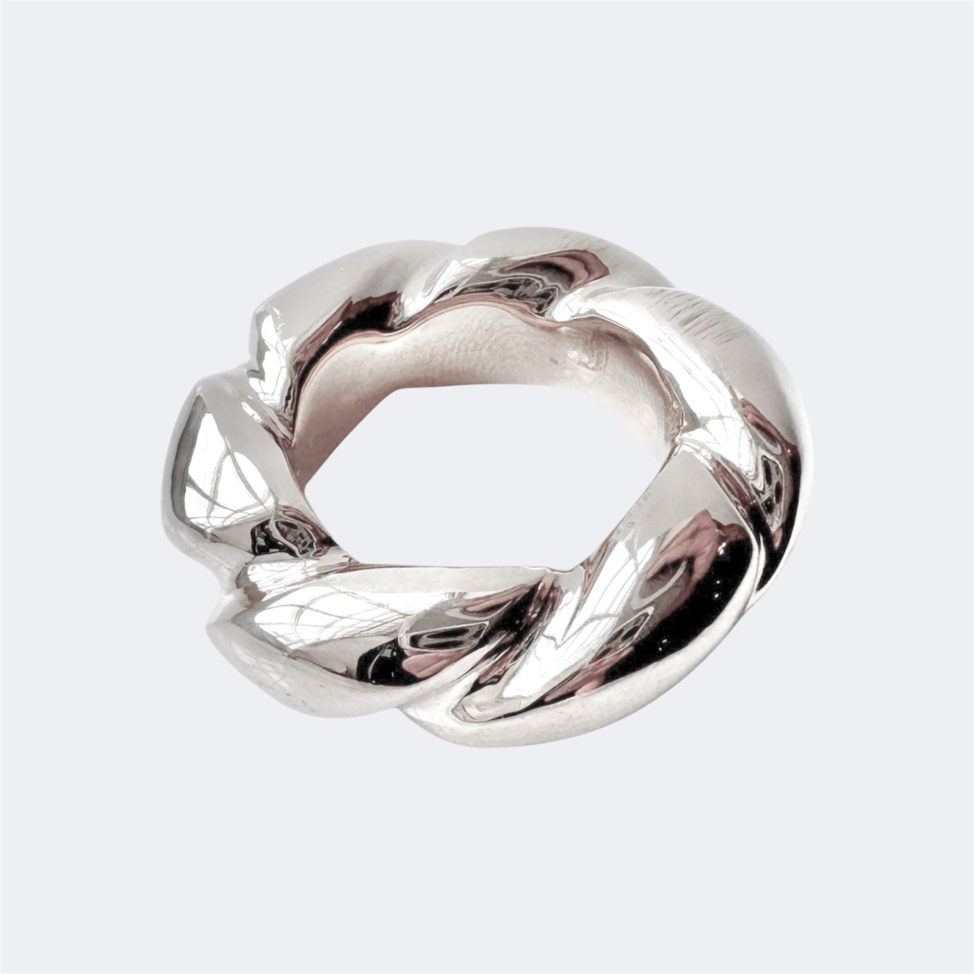 Small Scalloped Ring in Sterling Silver