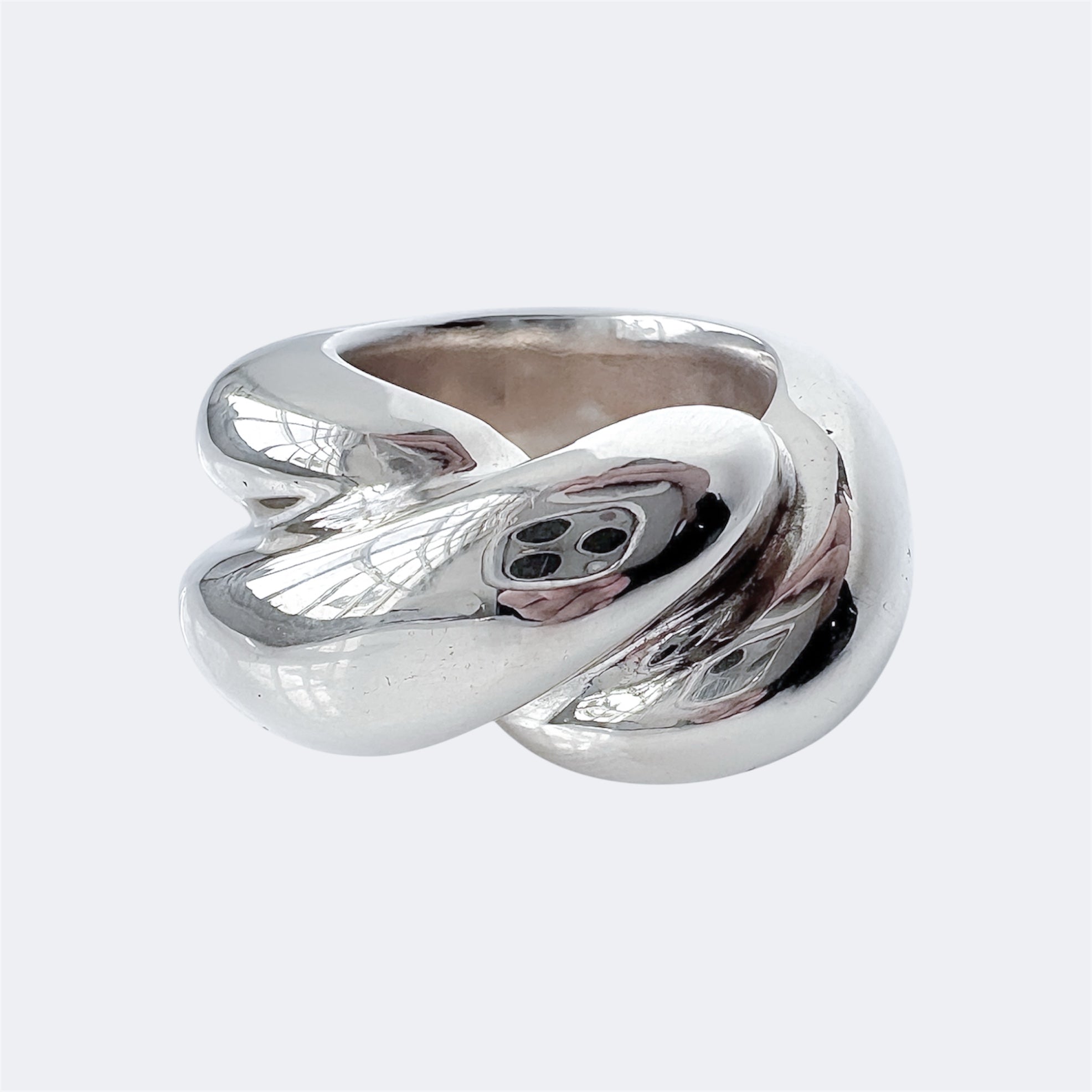Twirly Whirly Ring in Sterling Silver