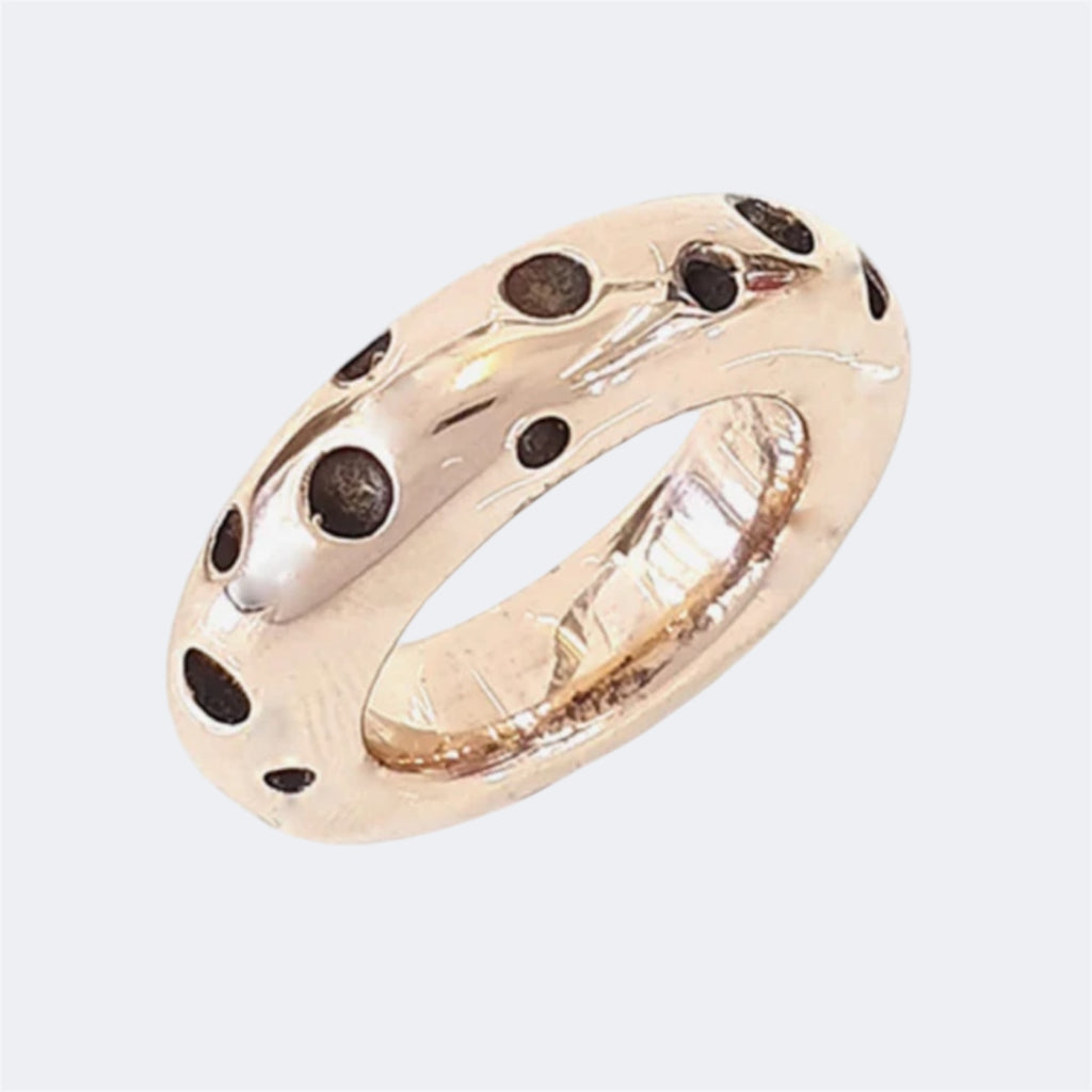 Small Orbit Ring in Bronze