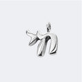 Small Sterling Silver Chai Pendant