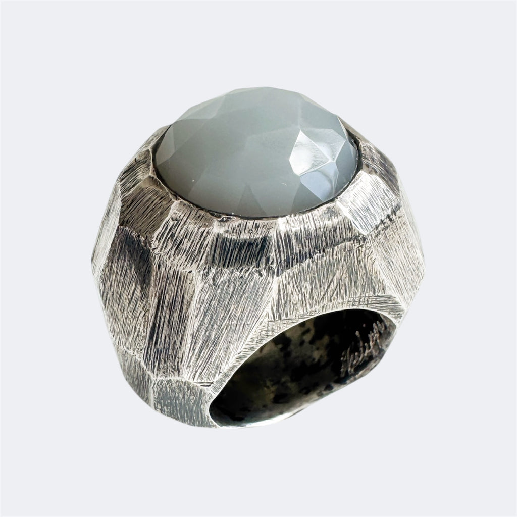 Moonstone Ring in Sterling Silver