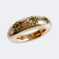 Peridot Star Ring in Bronze 7mm