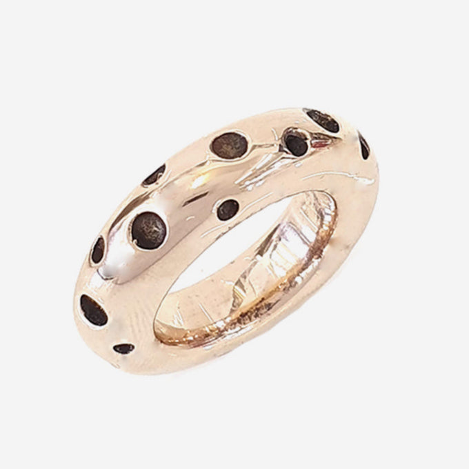 Small Orbit Ring in Bronze