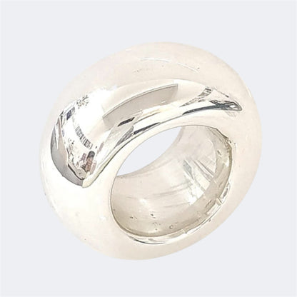 Sterling Silver Organic Ring 15mm