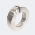 7mm Thin Flat Split Shank Ring in Sterling Silver
